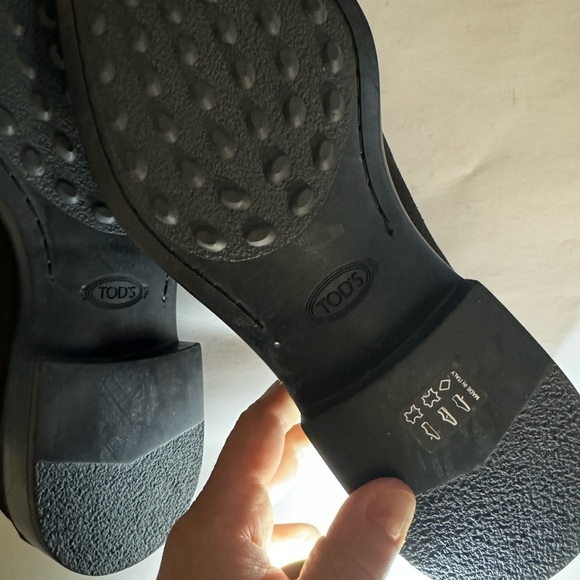 TODS Mens Suede Penny Loafers dark dark brown - Picture 5 of 12